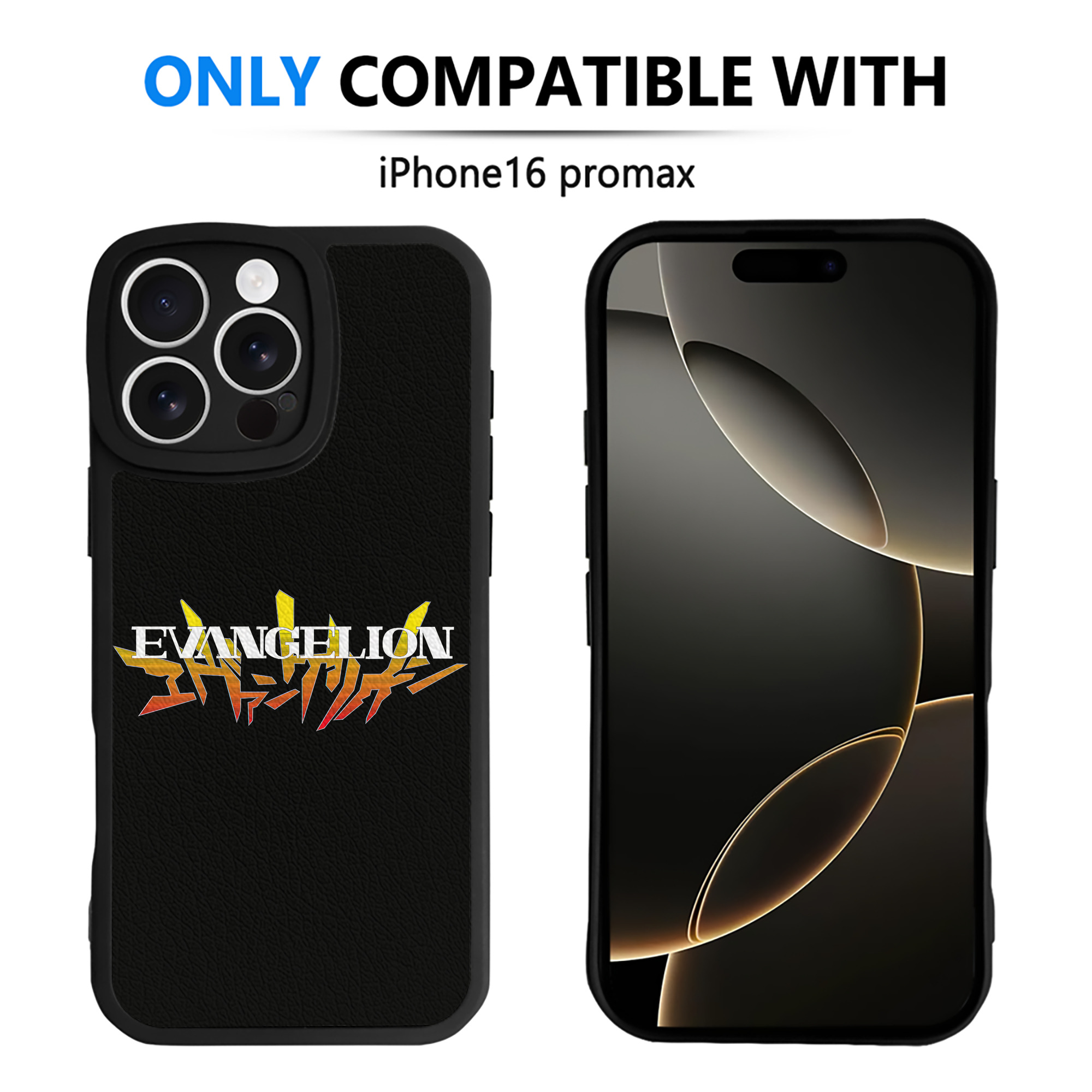 （画像用） EVA 新世紀エヴァンゲリオン 【iPhone 16シリーズ対応】シリコンスマホケース（レザー調） 材質：シリコン